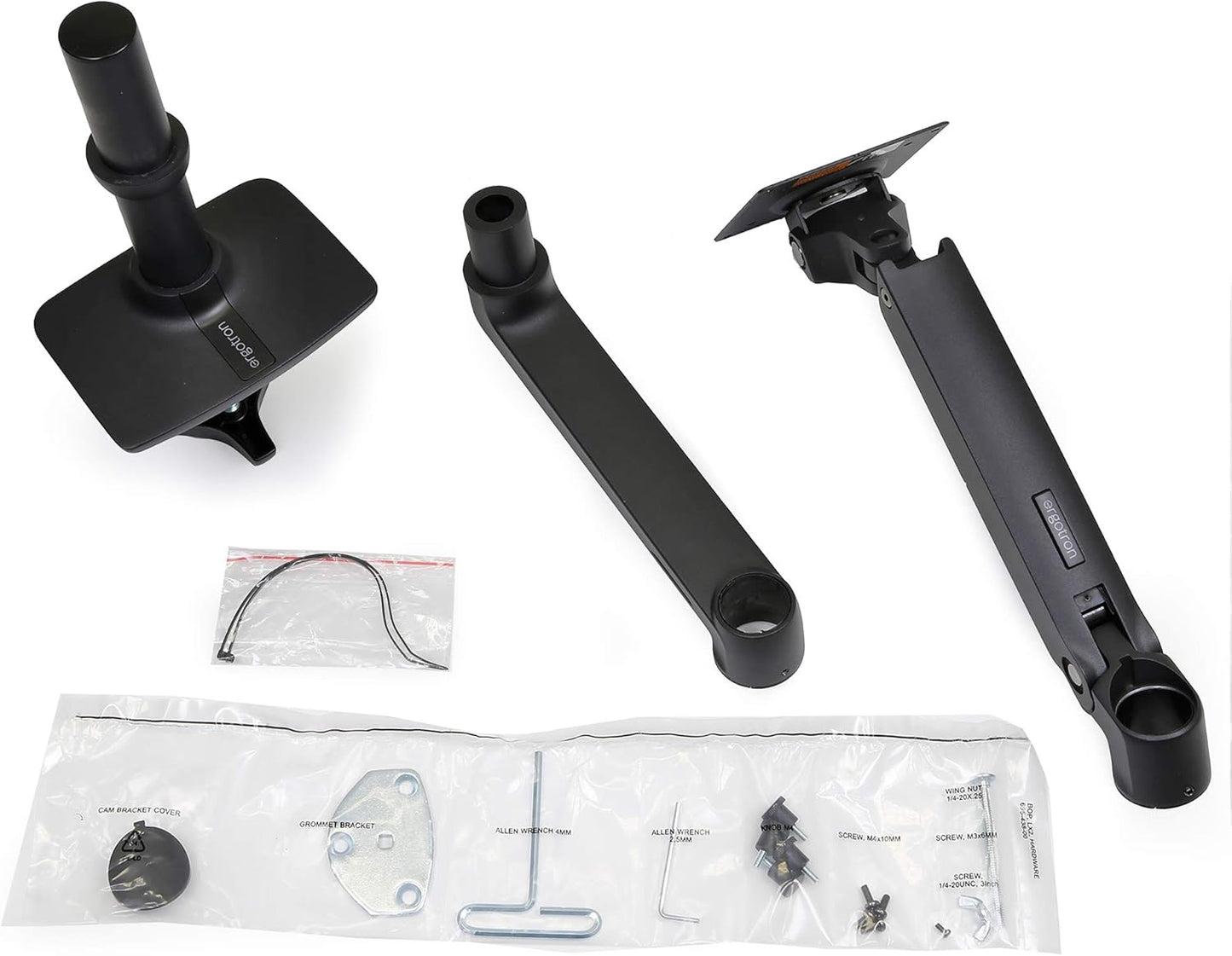 Premium Adjustable Single Monitor Arm-Ergonomic Desk Mount (Fits 17-34")