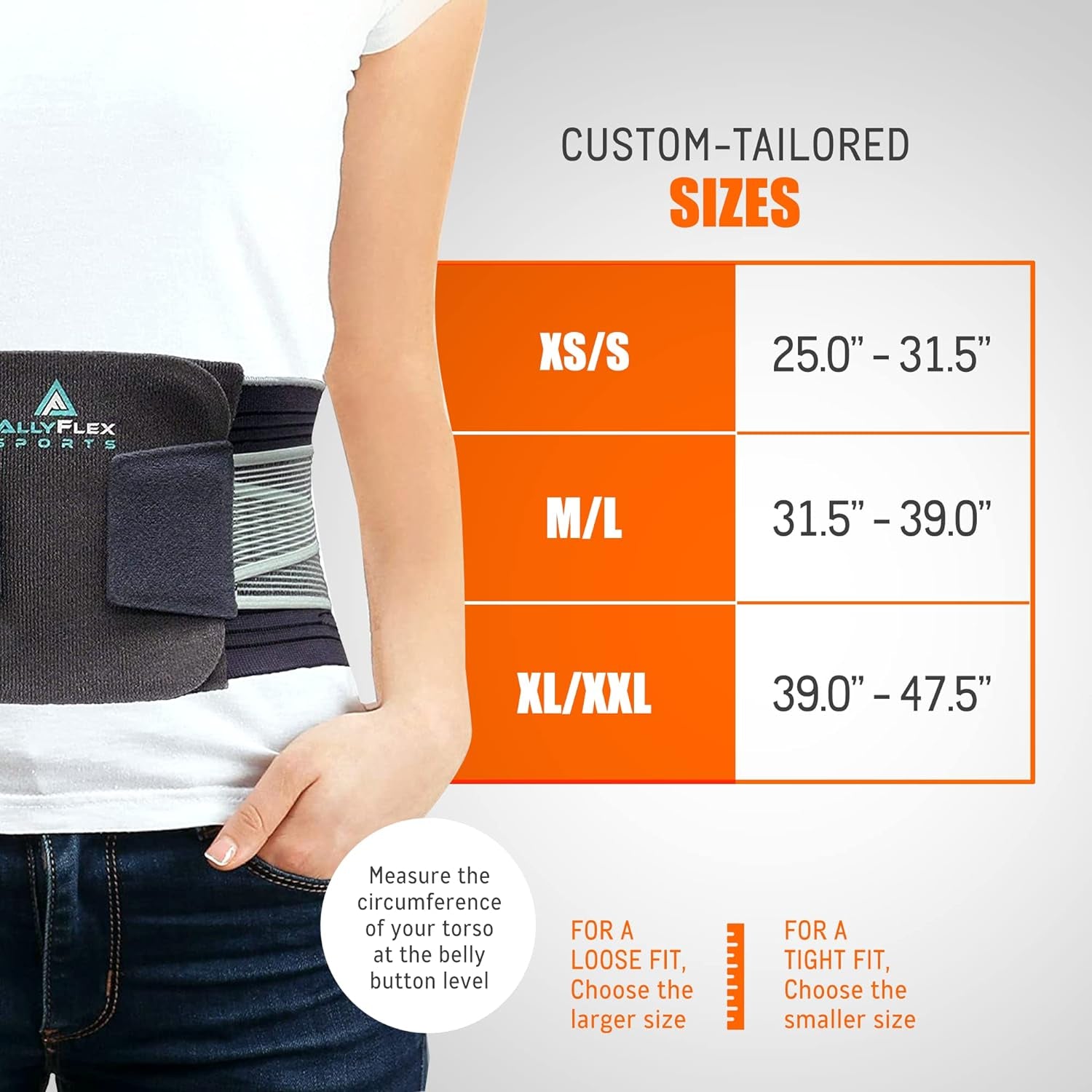 Ergonomic Slim-Fit Lumbar Support Belt-Breathable Back Pain Relief