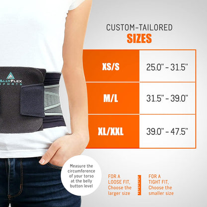 Ergonomic Slim-Fit Lumbar Support Belt-Breathable Back Pain Relief