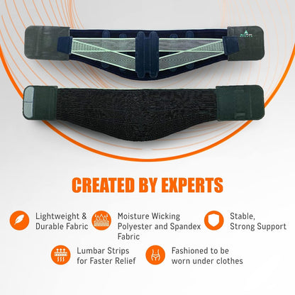 Ergonomic Slim-Fit Lumbar Support Belt-Breathable Back Pain Relief