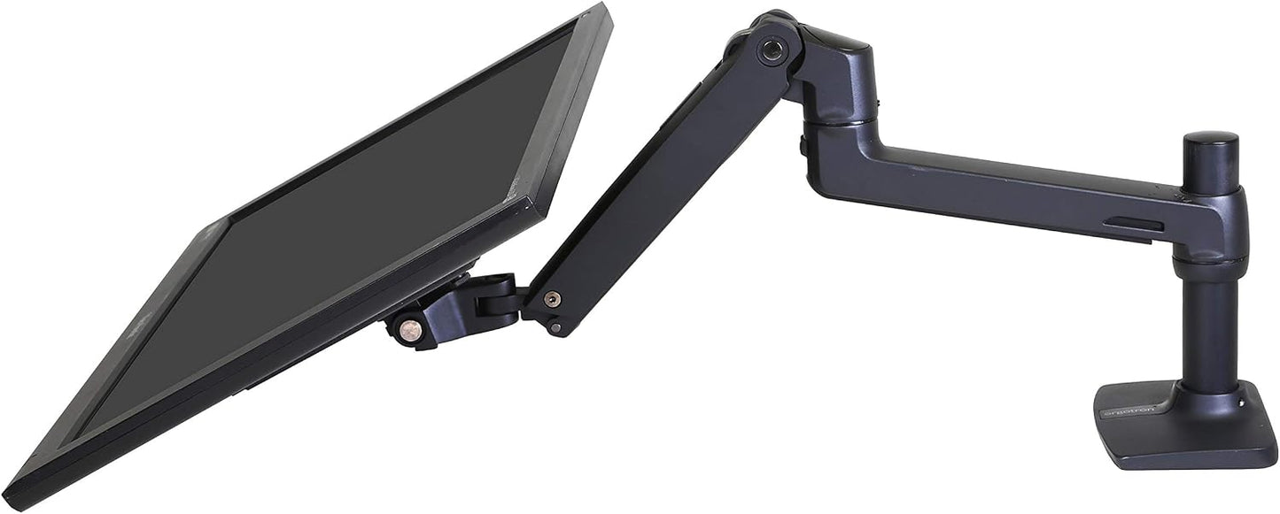 Premium Adjustable Single Monitor Arm-Ergonomic Desk Mount (Fits 17-34")