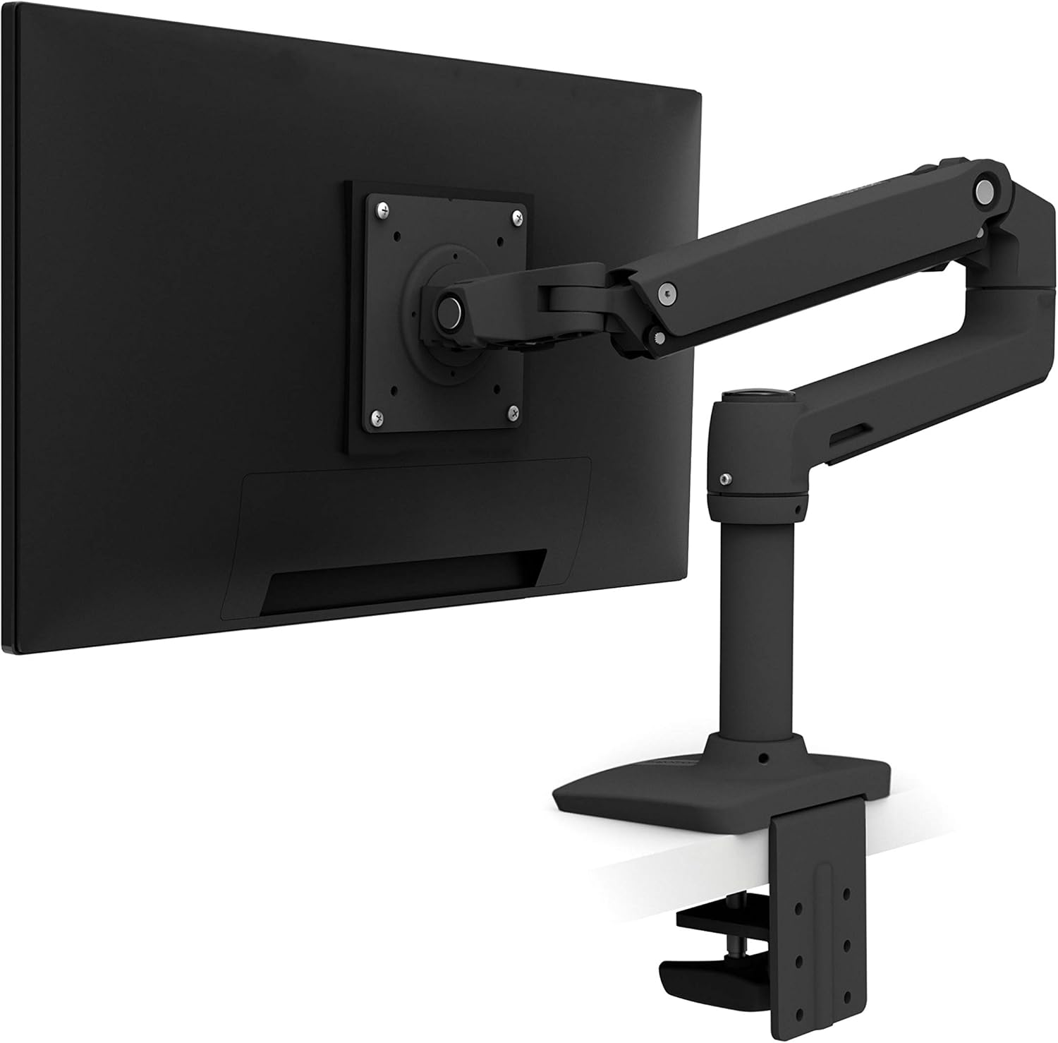 Premium Adjustable Single Monitor Arm-Ergonomic Desk Mount (Fits 17-34")
