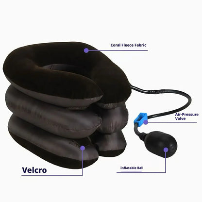 Portable Inflatable Cervical Traction Brace-Neck Pain & Posture Correction