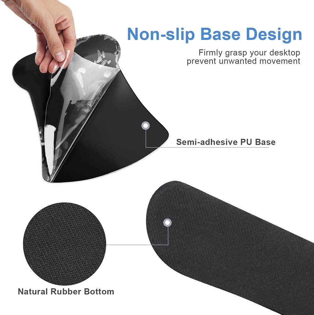 Ergonomic Mouse Pad & Keyboard Wrist Rest Set-Memory Foam Pain Relief